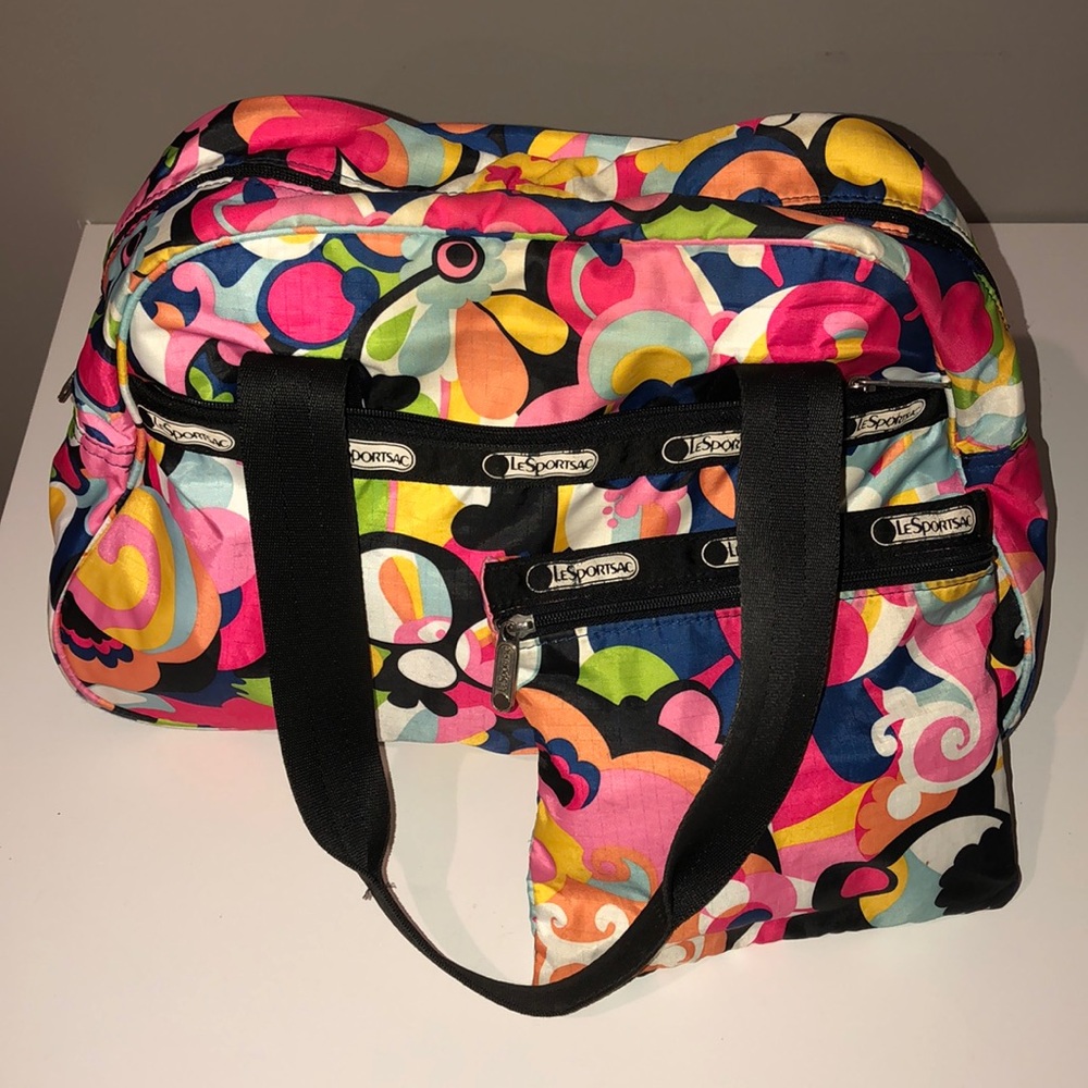 LeSportsac Shoulder Bag w/ Matching Cosmetic Bag